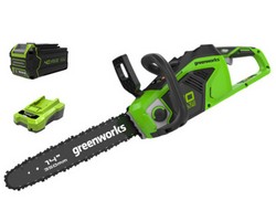 Аккумуляторная цепная пила Greenworks GD40CS15K2