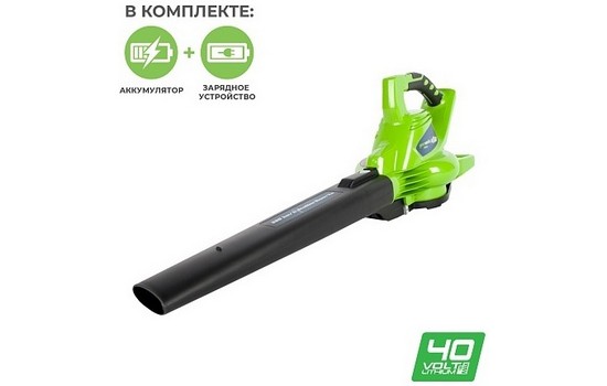 Воздуходувка аккумуляторная Greenworks GD40BVK4