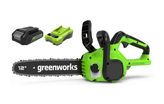 Аккумуляторная цепная пила Greenworks GD24CS30K2