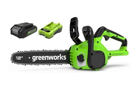 Аккумуляторная цепная пила Greenworks GD24CS30K4