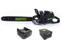 Аккумуляторная цепная пила Greenworks GC82CS25K5