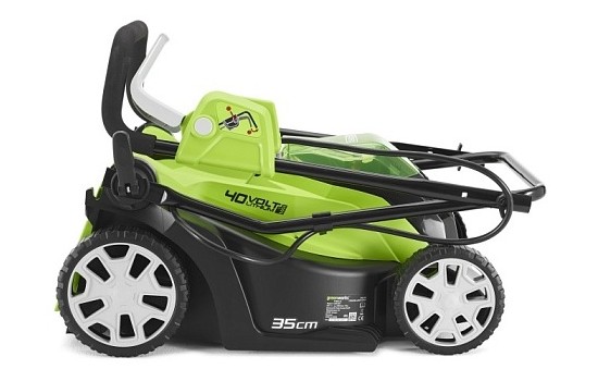 Газонокосилка аккумуляторная Greenworks G40LM35K4