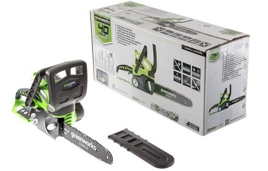 Аккумуляторная цепная пила Greenworks G40CS30