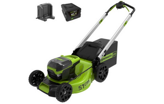 Газонокосилка аккумуляторная Greenworks GD60LM51SPK4