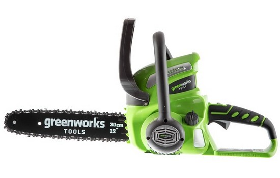 Аккумуляторная цепная пила Greenworks G40CS30K4