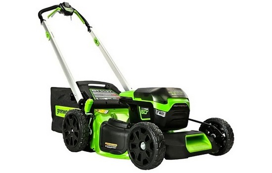 Газонокосилка аккумуляторная Greenworks GD60LM51SP