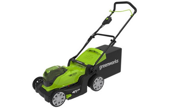 Газонокосилка аккумуляторная Greenworks G24X2LM41