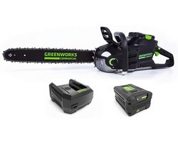 Аккумуляторная цепная пила Greenworks GC82CS25K2