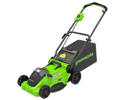 Газонокосилка аккумуляторная Greenworks GD40LM16X