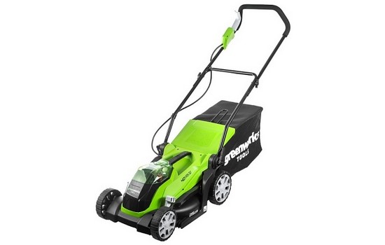 Газонокосилка аккумуляторная Greenworks G40LM35