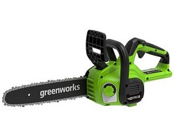 Аккумуляторная цепная пила Greenworks G40CS30II