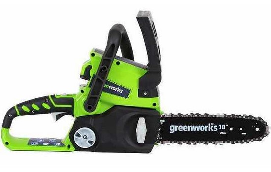 Аккумуляторная цепная пила Greenworks GD24CSK2