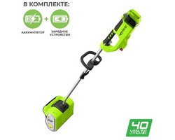 Снегоуборщик аккумуляторный Greenworks GD40SSK4