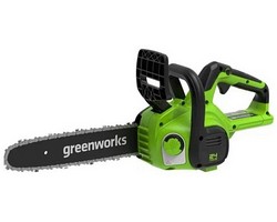 Аккумуляторная цепная пила Greenworks G24CS25