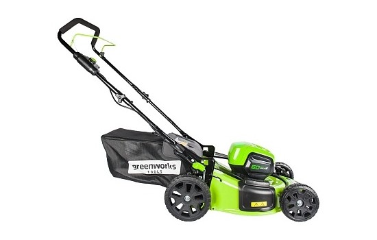 Газонокосилка аккумуляторная Greenworks GD60LM46SP