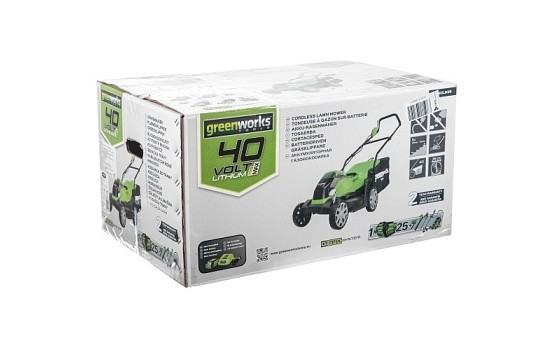 Газонокосилка аккумуляторная Greenworks G40LM35