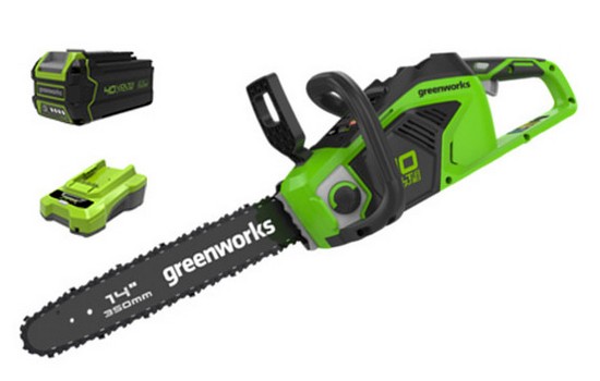 Аккумуляторная цепная пила Greenworks GD40CS15K2