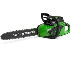 Аккумуляторная цепная пила Greenworks GD40CS18