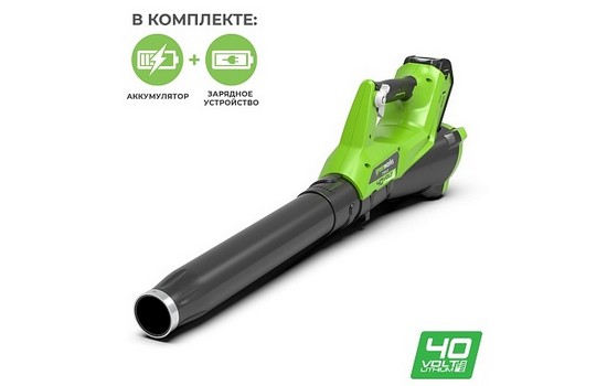 Воздуходувка аккумуляторная Greenworks G40ABK4